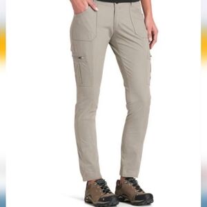 KÜHL Horizn Skinny 6276 Women’s 12 Short Gray Ripstop Hiking Cargo Pants